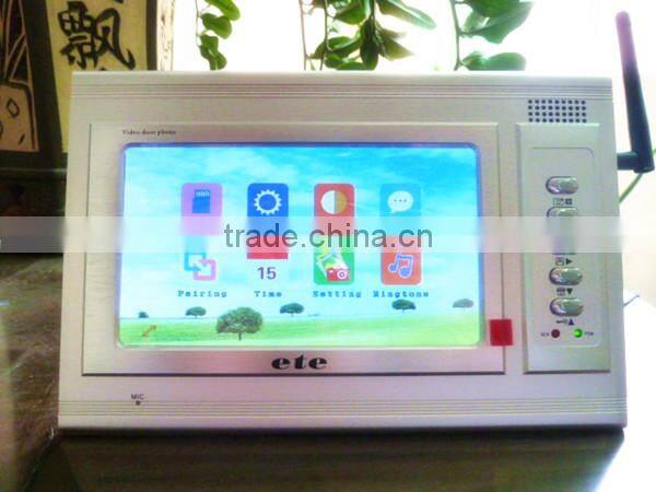 Factory price 7 inch waterproof 2 way wifi intercom system