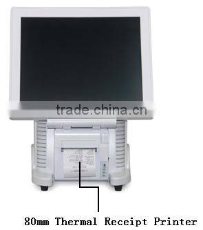 Built-in Thermal Printer 15 Inches Touch POS System