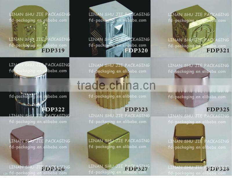 Perfume bottle cap,ABS Metalized cap with PP inside