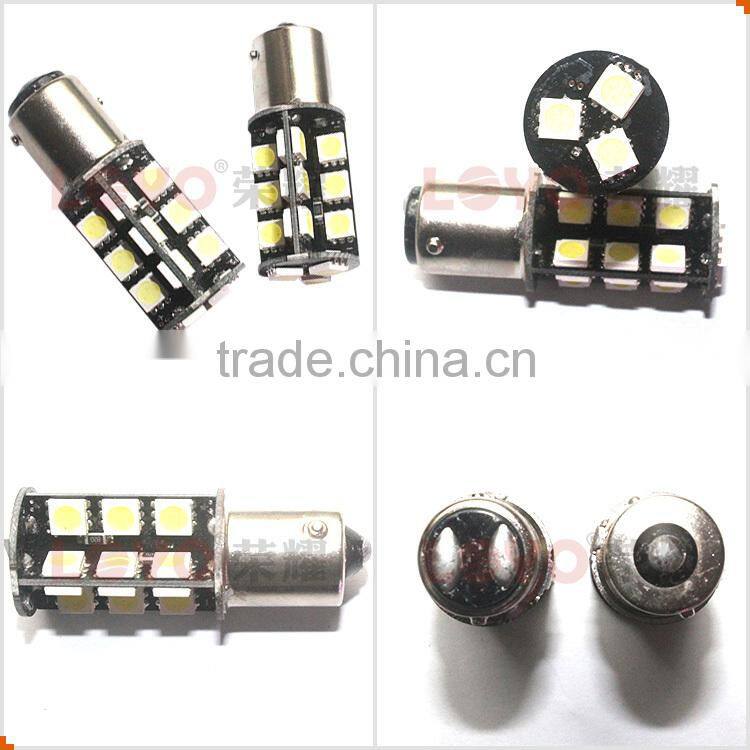 Wholesale 1156 1157 base light 27 lights 12V DC led car light interior