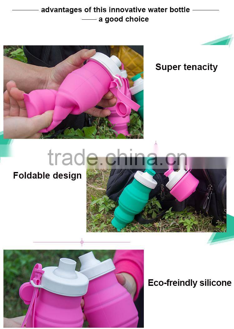 Wholesale Unique Design Silicone Disposable Drinking Bottle