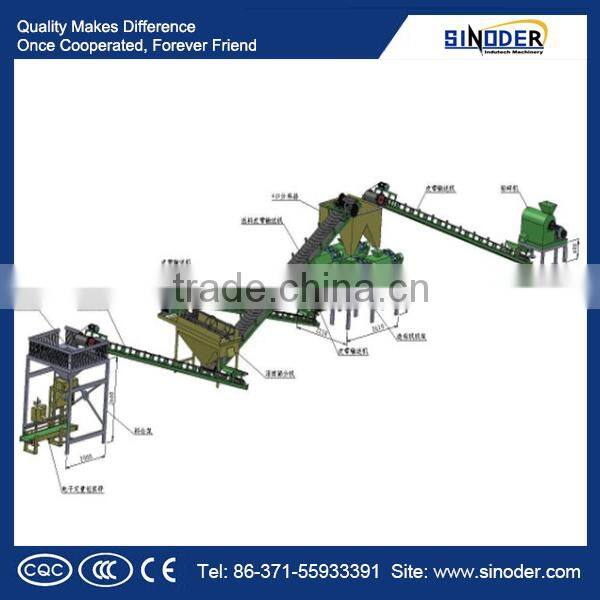CE approved cow manure fertilizer pellet machine/food waste fertilizer pellet line used in farming, industries