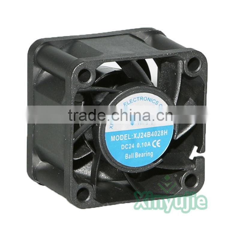 RoHS material 40x40x28mm 12v 24v powerful small fans that blow cold air