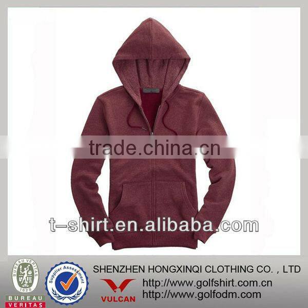 Fashion plain color slim fit ladies hoodies