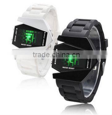 led light show with calendar lover's digital jelly watch