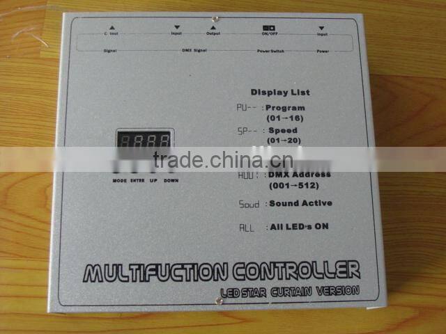 HOT WLK-1P9 Black fireproof Velvet cloth RGB 3 in 1 leds vision curtains star curtain led display led