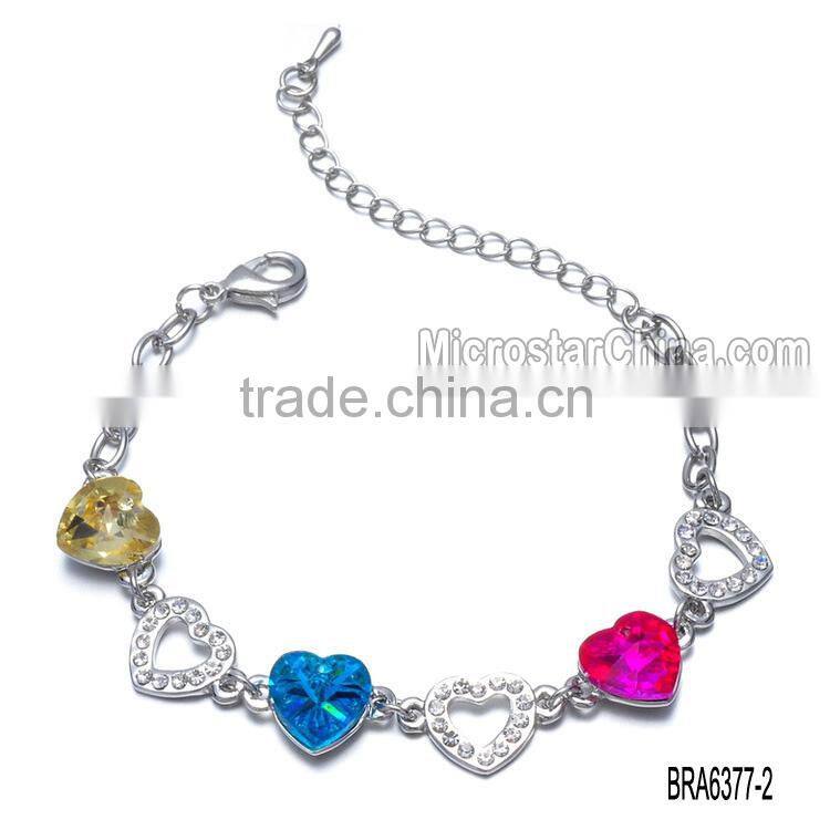 Alloy inlaid Austria diamond rhinestone bangle