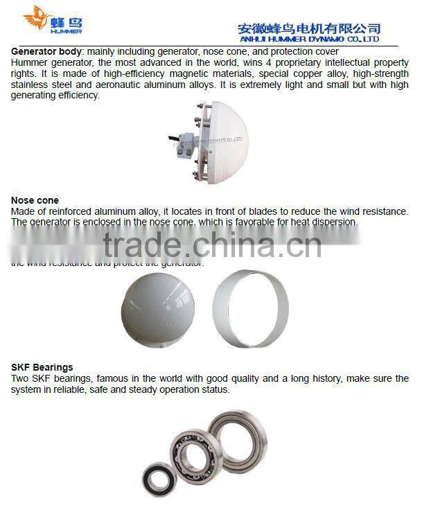 Chinese hot sale 2kw wind turbine generator alternator