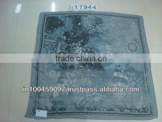 Viscose printed scarves
