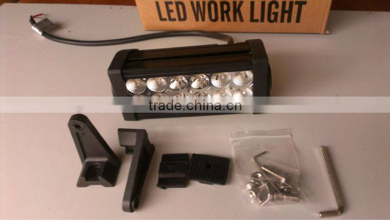 ShengWell Auto factory directly 12month warranty 36w 7" dual row epistar double row led light bar