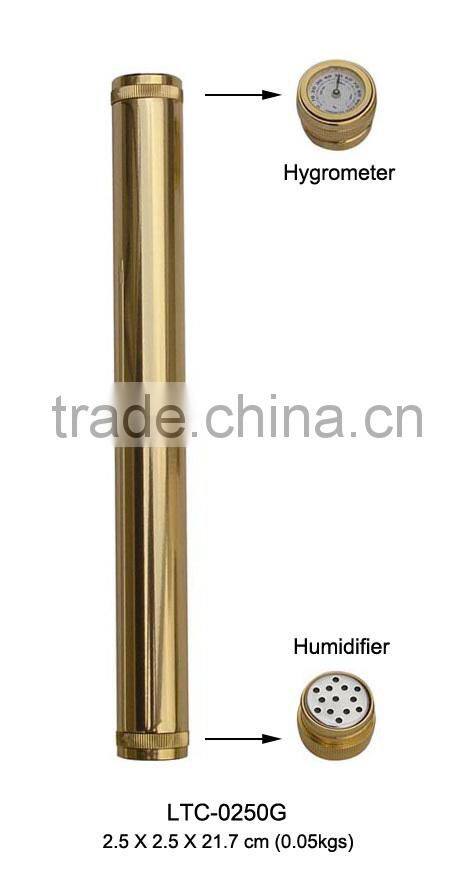 Aluminum Travel cigar case humidor, Single Cigar Tube