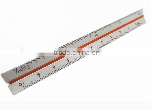 6" Metal Aluminium Triangle Ratio Scale Ruler