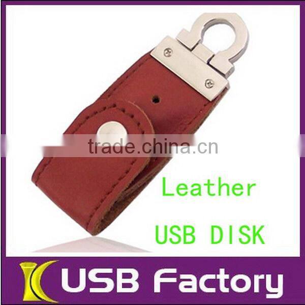 Discount beautiful oem new style leather usb flash device