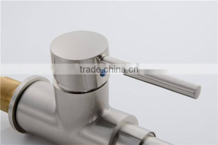 Professional manufacture Satin Nickel kitchen faucet