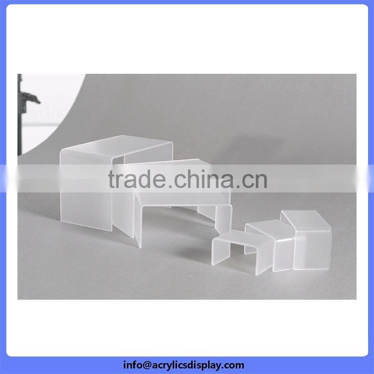 Cost price Best-Selling clear folding acrylic riser stands