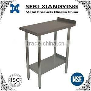 NSF approval detechable prep stainless steel work table for commercial kitchen or restaurant