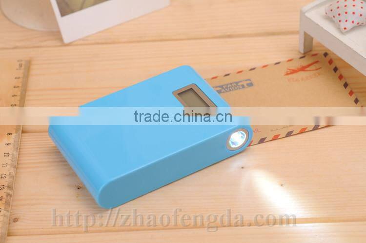 High Capacity 12,000 mA slim portable power bank charger