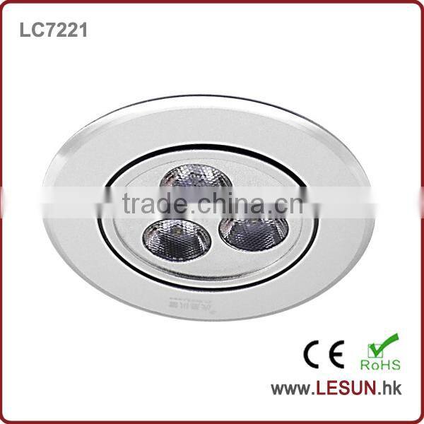 HOT SALE High power 3*3W mini led recessed ceiling cabinet light