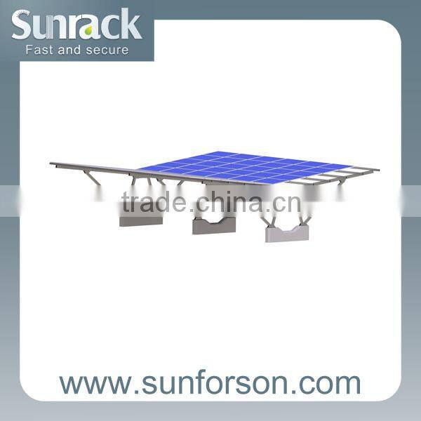 Solar ground mount with anodize AL6005-T5