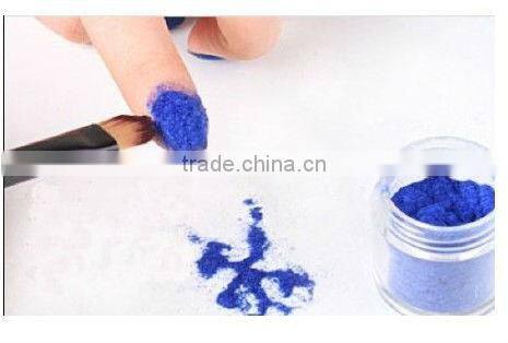 New Fashion 12 Pots Villus Powder Velvet Flocking Powder 3d Nail Art Tips Decoration Set