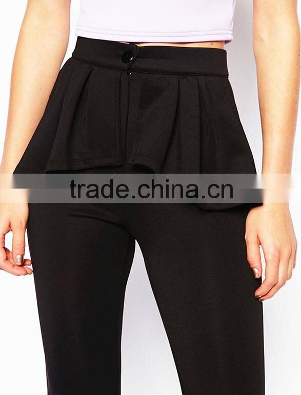 stretch fabric women skinny fit pant