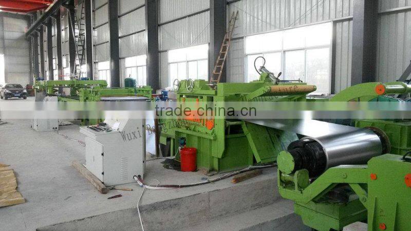 Straightener and coil shearing to length machine factory