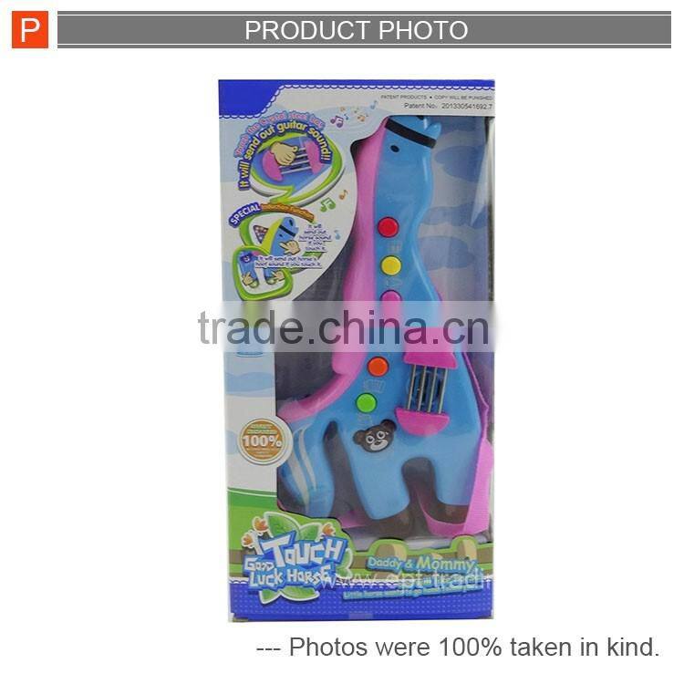 Lovely deer shape musical instrument guitar toy for kids