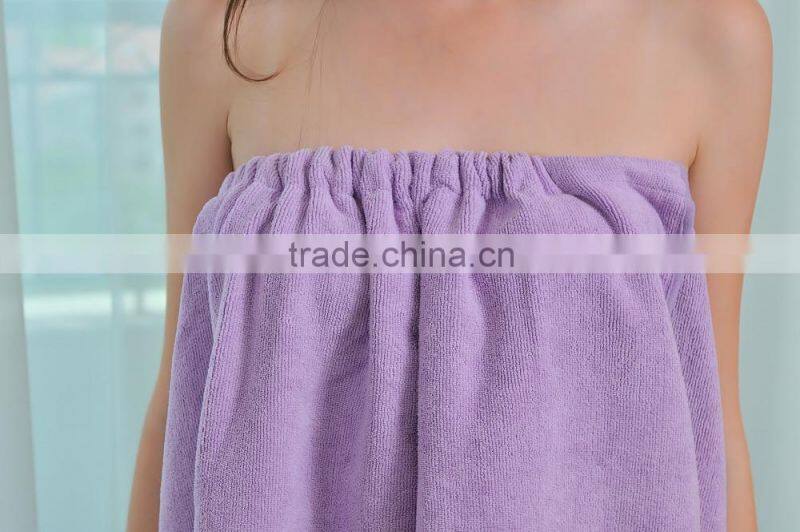 2015 China supplier hot sale luxury bath towel dress for lady