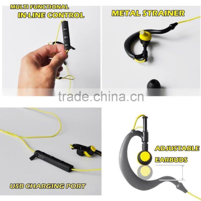 Ultra-portable Wireless Stereo Sweatproof Sport Headphone Earphones