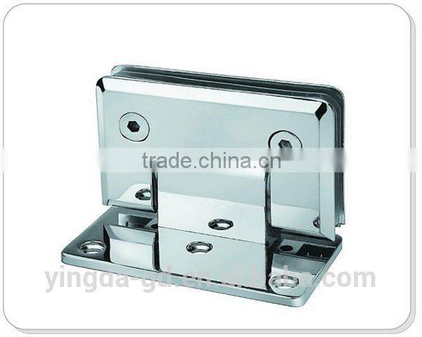 zinc alloy or ss304,ss201 bathroom door hinge to clamp glass door