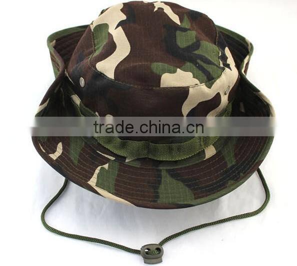100% cotton camouflage bucket hats