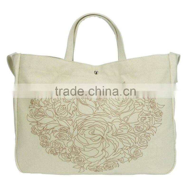Ningbo Ronhon Premium Gift Bags Canvas Shoulder Messenger Large Size Shopping Bag