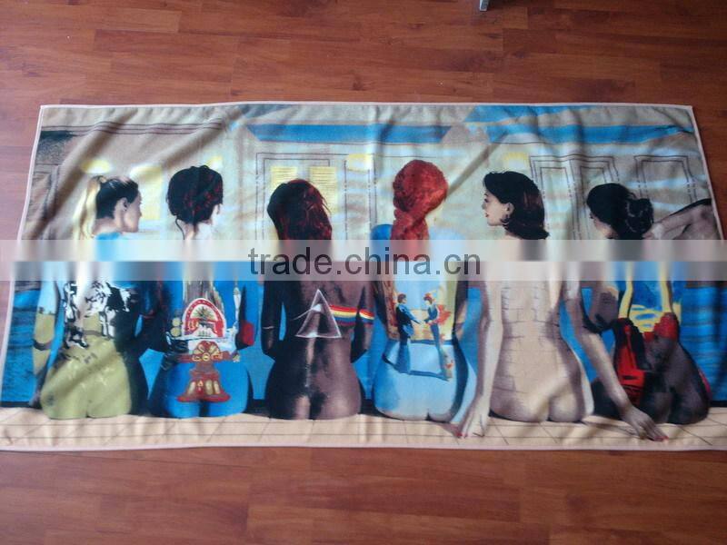 Polyester Microfibre Photo Printed Beach Towel