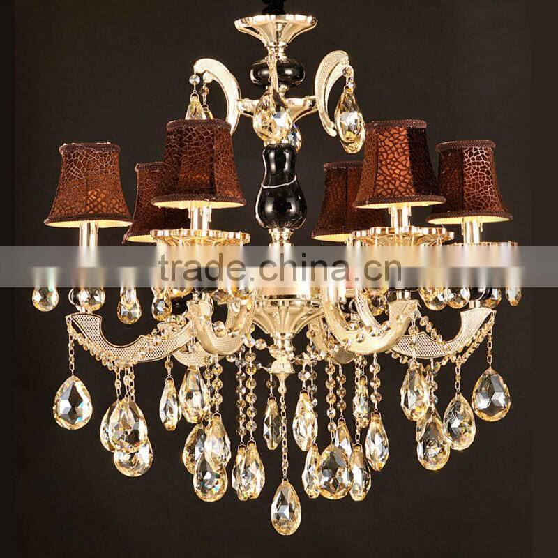 2016 hot sale simple crystal lampshade
