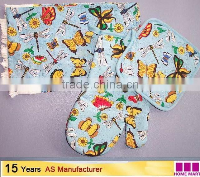 silk screen print towel set kitchen textiles china supplier bulk buy from china