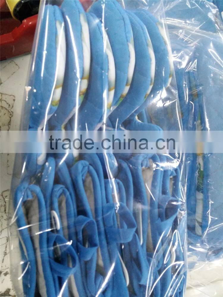 2017 rooster design 3 pcs silk screen print cotton kitchen muslin towel set