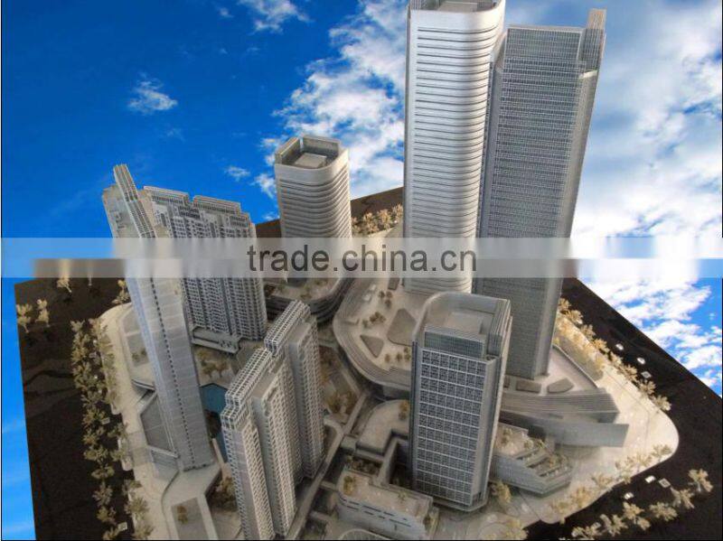 Scale model for commercial business building model making from China supplier