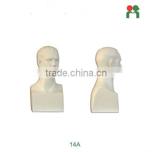 2015 Fashion fiberglass male mannequin head display mannequin head full body 13A.B