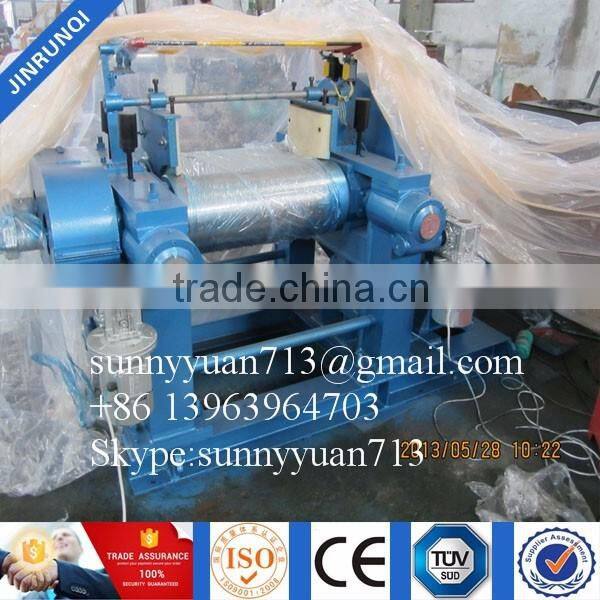 Open Mill Rubber Mixing Machine For Making Rubber Powder With Ce