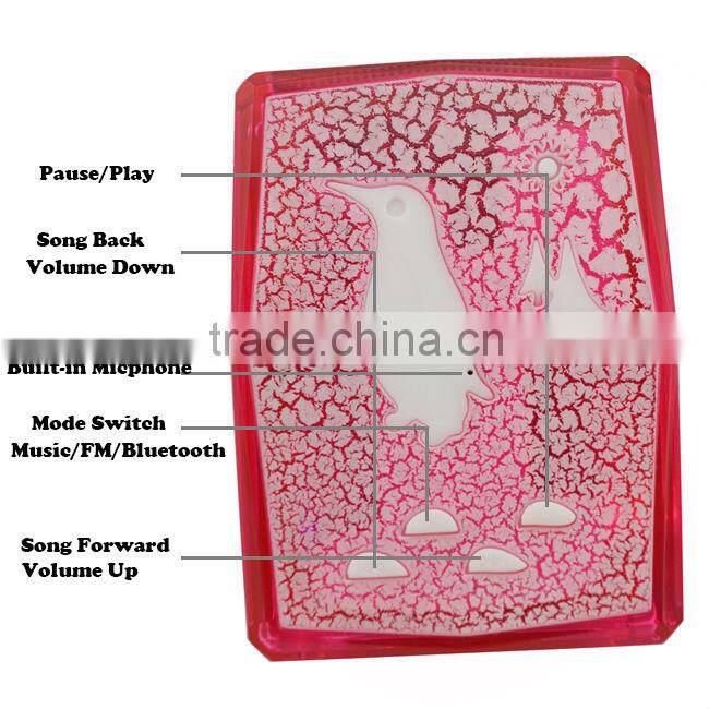 New Technology Christmas Lantern Bluetooth Speaker with Soft Silicone Art Design Legoo Portable Speaker