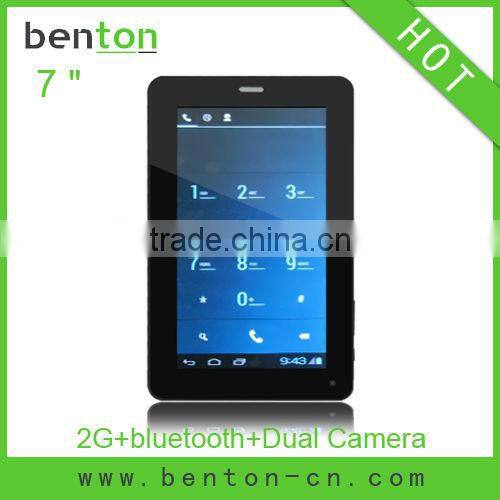 Cheapest 7"2g tablet with gsm with SIM card (GSM)
