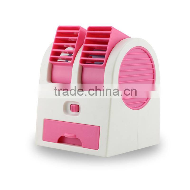 NEWEST 2 Outlet Portable Mini USB Fan DC 5V