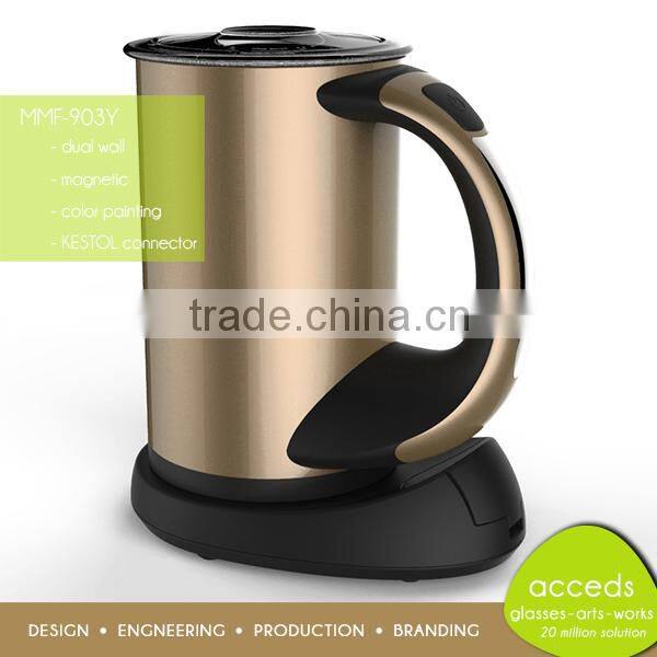 Stainless Steel One-Touch Operation Coffee Cappuccino Milk Frother