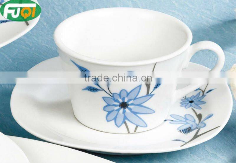 Elegent flower design porcelain dinnerware crockery items 20pcs or 30pcs fine cemaic dinnerware fqr002