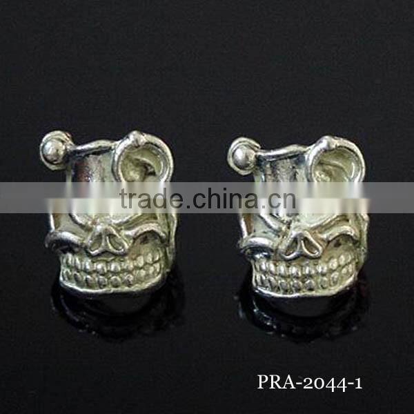 New Arrival Horn Skull Beads 15*12mm Ornaments for knife lanyards or camping cord PRA-2044