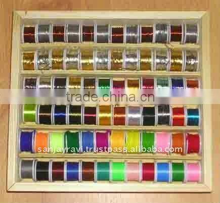 Wooden MIX Color Tying Tools Fishing Thread Kit