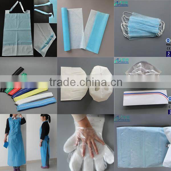 plastic apron for both adult and children