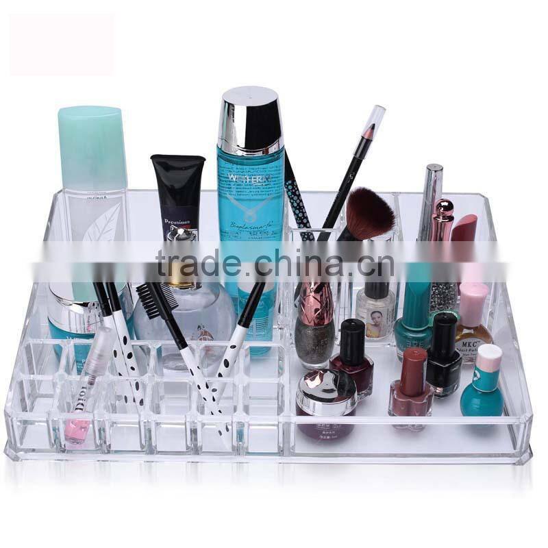 Makeup jewelry box finishing new style acrylic material high quality for Europe and American market
