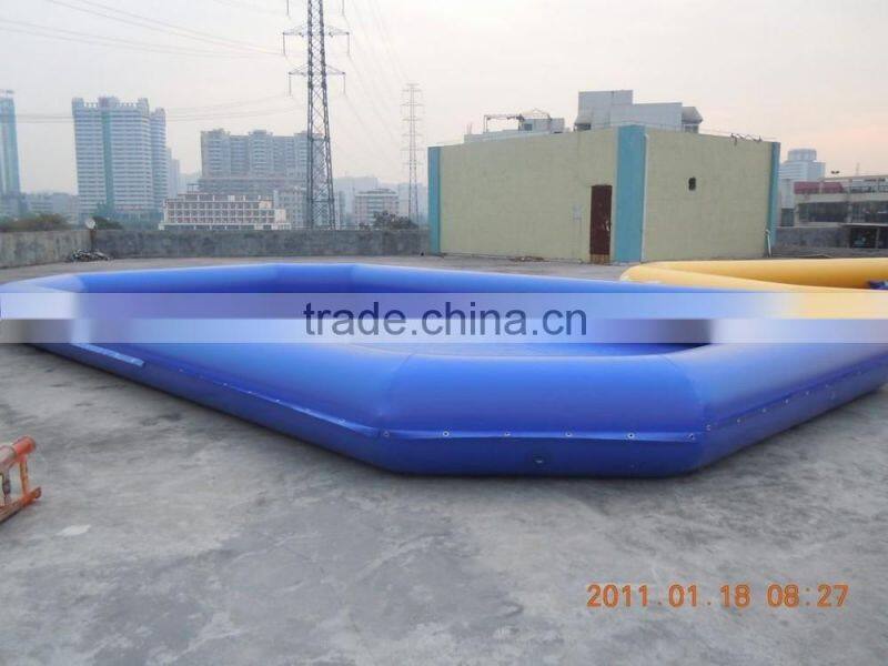 Indoor / Ourdoor Funny Baby Inflatable Swimming Pools 0.6mm - 0.9mm PVC Tarpaulin