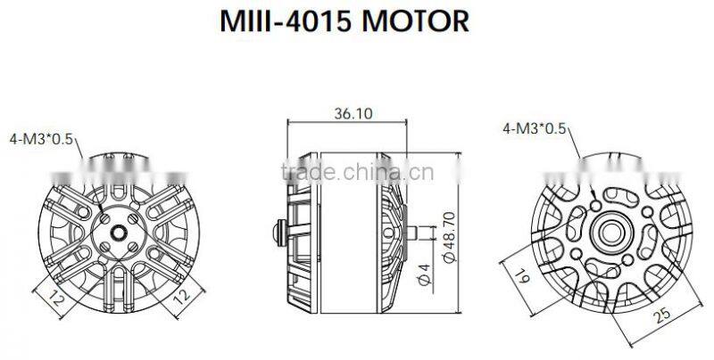 Scorpion MIII-4015-310kv Motor for Multicopter